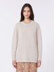 Бежевий светр WEEKEND MAX MARA з альпаки та бавовни: фото 2 - Invogue