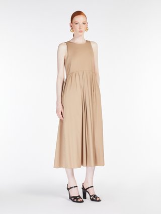 Темно-бежева сукня Max Mara з попліну: фото 1 - Invogue