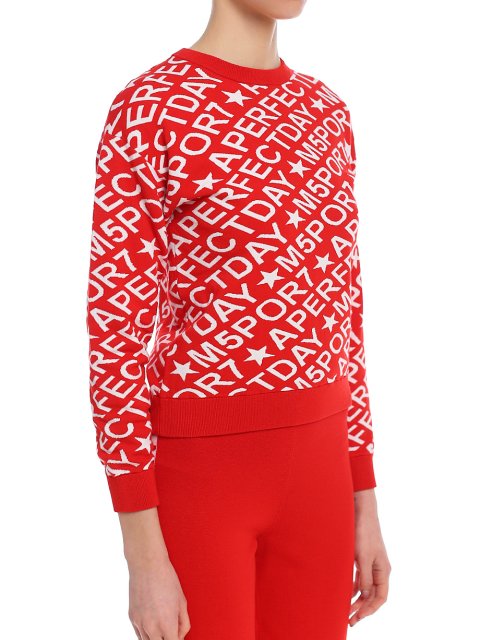 Красный свитер MARELLA: фото 3 - Invogue