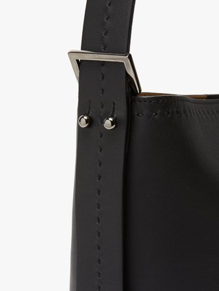 Чорна сумка MAX MARA зі шкіри: фото 4 - Invogue