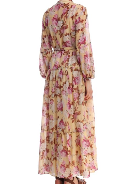 Бежевое платье MARELLA: фото 6 - Invogue