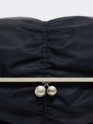 Темно-синяя сумка Pasticcino Weekend MaxMara большого размера: фото 4 - Invogue