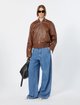 Коричневая куртка Sportmax из кожи: фото 1 - Invogue