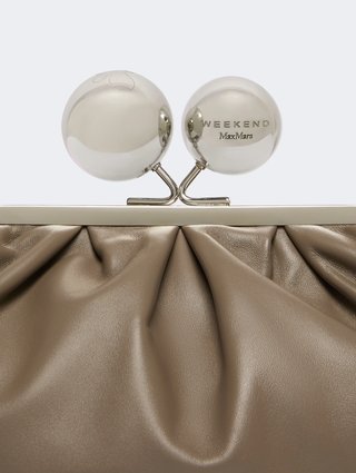 Коричнева сумка Pasticcino Weekend Max Mara зі шкіри: фото 4 - Invogue