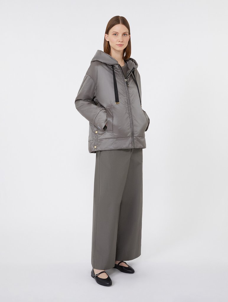 Темно-сіра куртка MAX MARA утеплена: фото 1 - Invogue