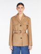Темно-бежева куртка Max Mara з суміші бавовни: фото 2 - Invogue