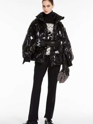 Черные брюки WEEKEND MAX MARA с карманами и застежкой-молнией: фото 4 - Invogue