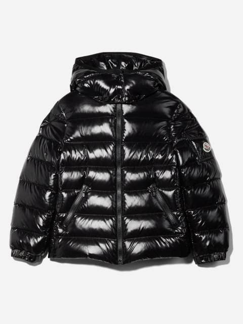 Чёрная куртка MONCLER ENFANT: фото - Invogue
