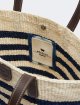 Тёмно-синяя сумка Weekend Max Mara из сизаля: фото 4 - Invogue