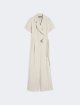 Бежевий комбінезон Weekend Max Mara з віскози та льону: фото - Invogue