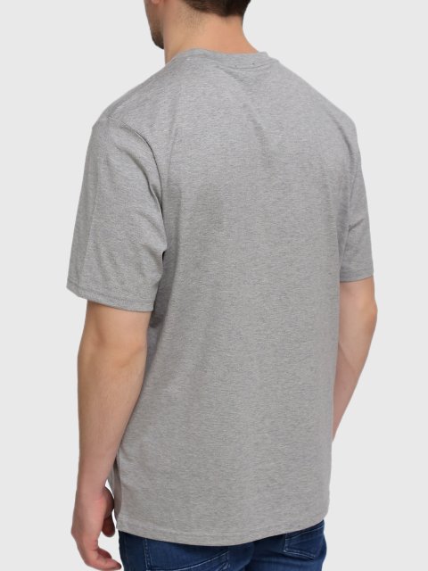 Серебристая футболка BOSS: фото 3 - Invogue