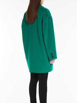 Зеленое пальто MAX MARA из шерсти и кашемира: фото 2 - Invogue