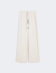 Кремові штани MAX MARA з трикотажу: фото - Invogue