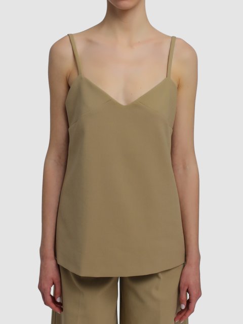 Кремовий топ MAX MARA: фото 3 - Invogue