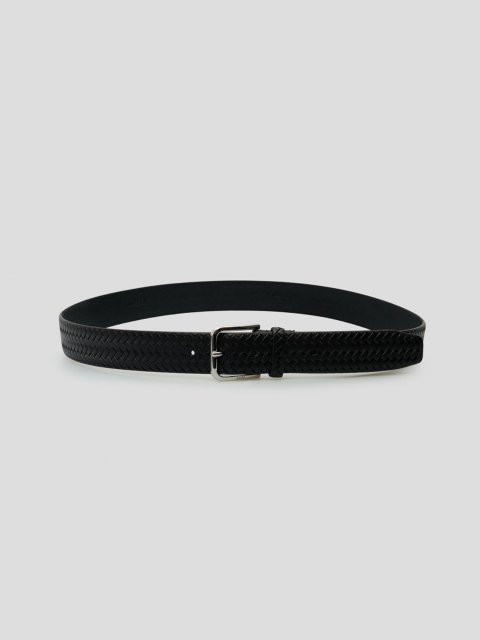 Чорний ремінь BOSS: фото - Invogue
