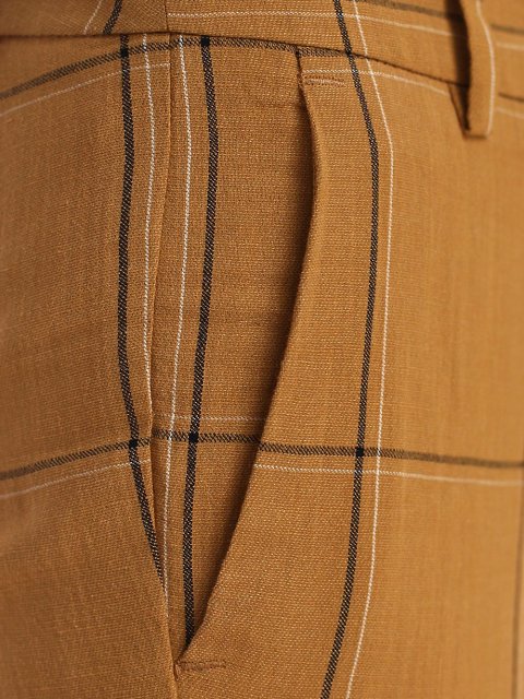 Коричневые брюки MARELLA: фото 5 - Invogue