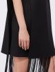 Чорна сукня SPORTMAX з бахромою: фото 4 - Invogue