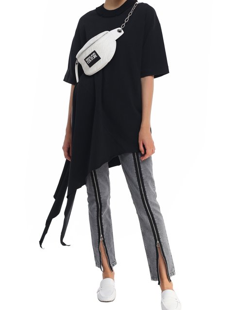 Серые джинсы HELMUT LANG: фото 1 - Invogue