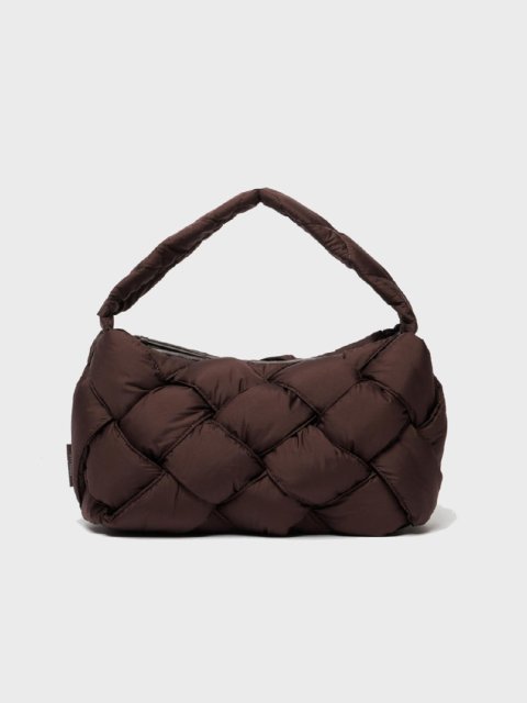 Коричневая сумка Marella с плетением: фото - Invogue