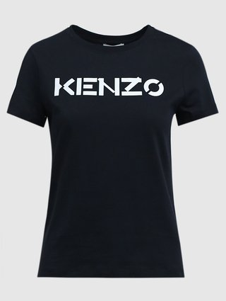 Чёрная футболка KENZO: фото - Invogue