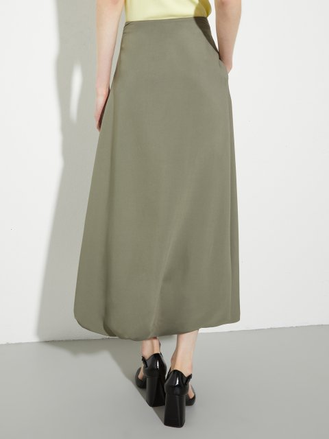 Зеленая юбка MAX&CO из смеси вискозы: фото 3 - Invogue