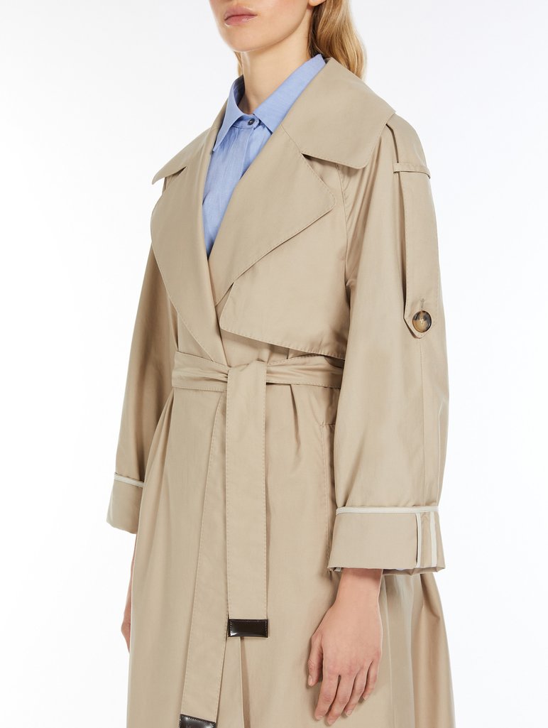 Бежевий тренч Max Mara оверсайз: фото 4 - Invogue
