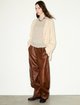 Серебристое колье Max&Co из металла и смолы: фото 1 - Invogue