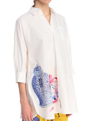 Біла сорочка WEEKEND MAX MARA : фото 5 - Invogue