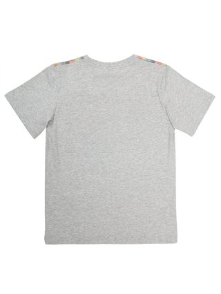 Серая футболка STELLA MCCARTNEY KIDS: фото 3 - Invogue