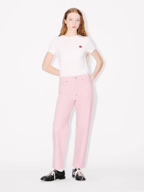 Розовые джинсы Kenzo из хлопкового денима: фото 1 - Invogue