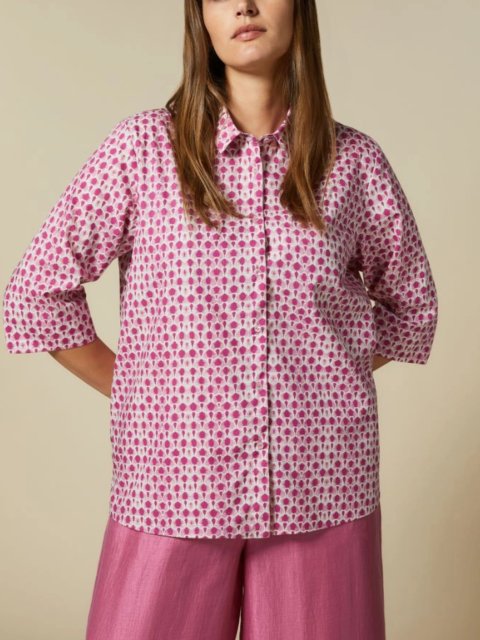 Рожева сорочка MARINA RINALDI : фото - Invogue