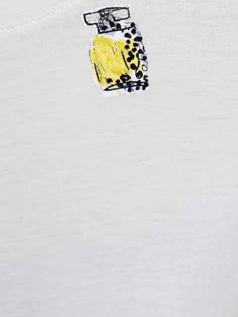 Молочная футболка MARC CAIN: фото 5 - Invogue