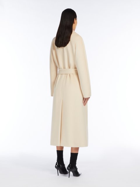 Біле пальто MAX MARA з вовни: фото 2 - Invogue