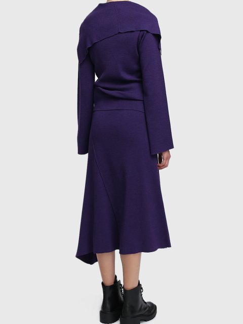 Фиолетовая юбка KENZO: фото 3 - Invogue