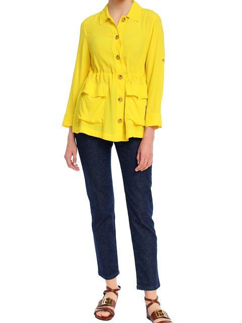 Жёлтая рубашка MARELLA: фото 1 - Invogue