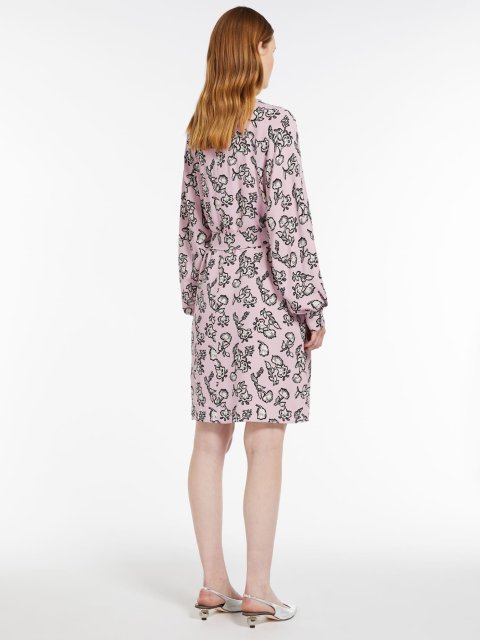 Рожева сукня WEEKEND MAX MARA з принтом: фото 2 - Invogue