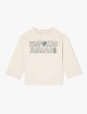 Кремовий джемпер EMPORIO ARMANI KIDS з бавовни: фото - Invogue