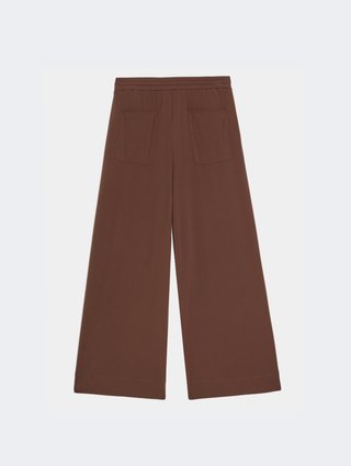 Шоколадные брюки Weekend Max Mara: фото 1 - Invogue