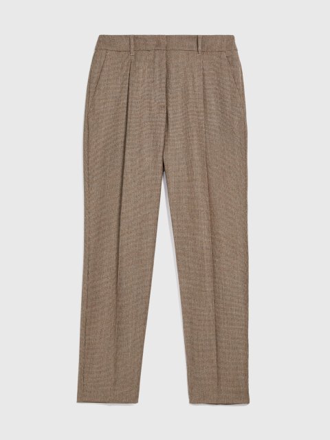 Коричневые брюки WEEKEND MAX MARA: фото - Invogue