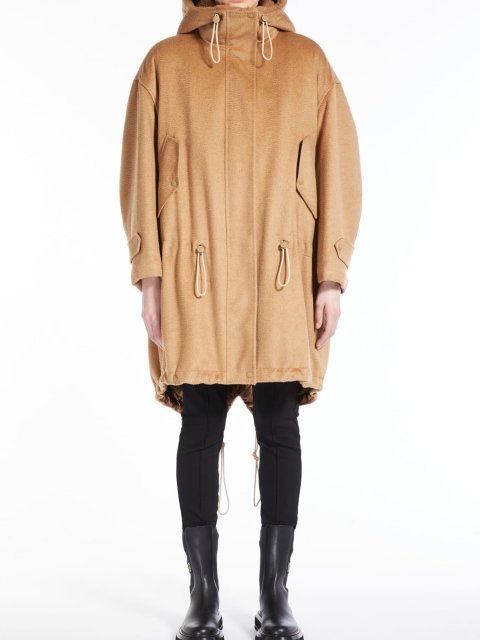 Темно-бежеве пальто MAX MARA з верблюжої вовни: фото 1 - Invogue