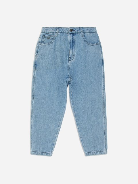 Синие джинсы Emporio Armani хлопчатобумажные: фото - Invogue