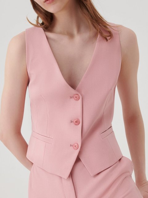 Розовый жилет MARELLA: фото 1 - Invogue