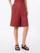Червоні шорти Max Mara з льону: фото 2 - Invogue