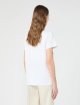 Белая футболка Max Mara с принтом из хлопка: фото 3 - Invogue