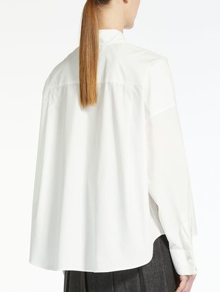 Белая рубашка WEEKEND MAX MARA: фото 2 - Invogue
