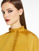 Гірчична сорочка Max Mara з шовкової тафти: фото 4 - Invogue