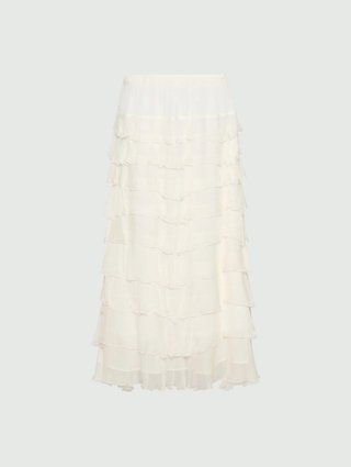 Молочная юбка Marella из вискозы: фото - Invogue