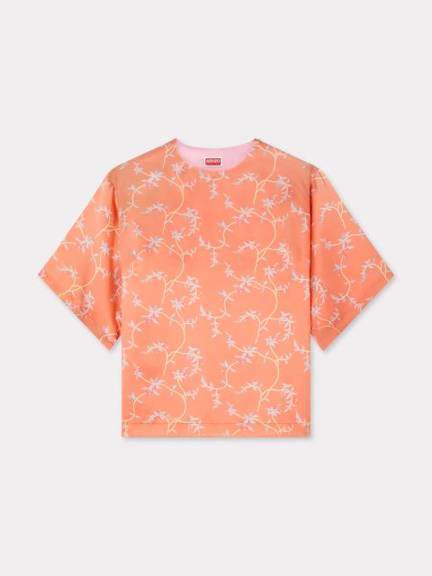 Помаранчева блуза Kenzo шовкова: фото - Invogue
