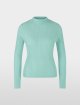 Бирюзовый свитер MARC CAIN из шерсти: фото - Invogue