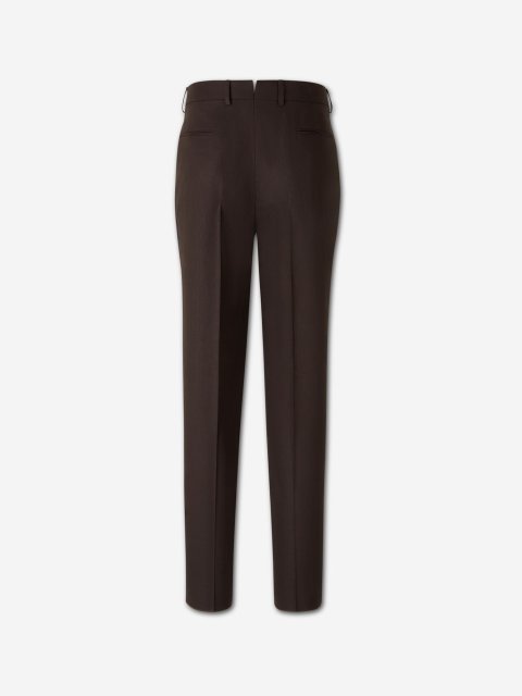 Темно-коричневі штани Zegna з льону: фото 1 - Invogue